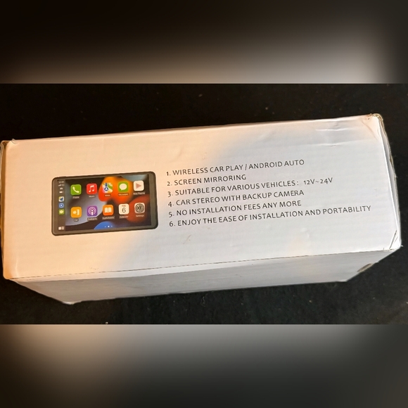 Portable Wireless Car Stereo with Black Frame - Picture 2 of 7